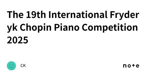 The next National Chopin Piano Competition will be held in 2025. . Chopin competition 2025